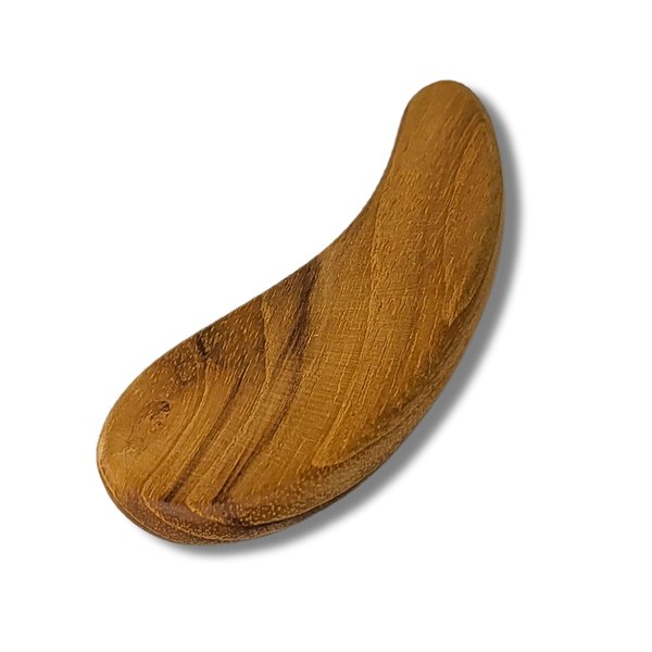 gwynth Teak Wood Gua Sha Facial Tool for Face and Body Massage, Anti-Aging Reduce Puffiness Wrinkles Shape Jawline Skincare Routine Treatment, Wooden Gua Sha Massager with Travel Pouch for Gift Set