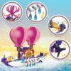 COGO MAN Fairy Girls Magic Cruise Ship Building Sets 358 Pieces Princess Magic Boat Model with hot air Balloon Building Kit Christmas Birthday Gift for Kids Girls Age 6-12