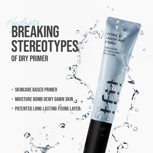 TFIT Hydrate Vanish Art Primer - Hydrating Face Primer, Ideal For Dry Skin, Smooth Skin & Grip Makeup, Korean Makeup, 1.01FL. Oz.
