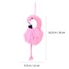 FRCOLOR Shower Loofah Bath Sponge Flamingo Mesh Pouf Body Scrubber with Hanging Rope for Kids Women Girls Pink
