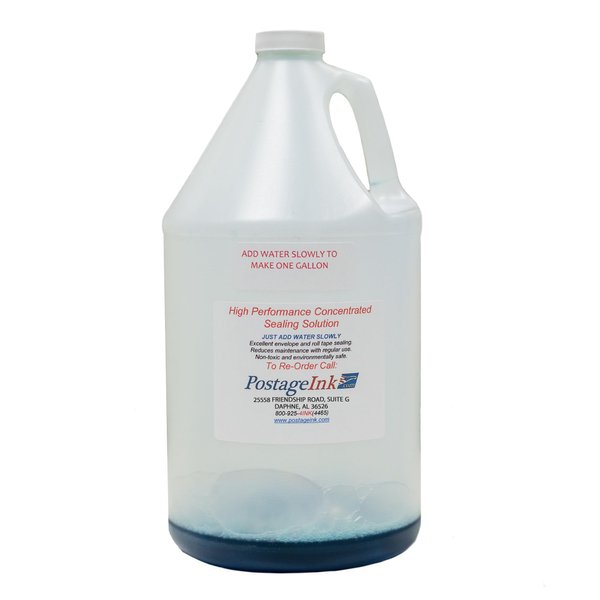 Postageink.com Sealing Solution Concentrate (Makes 1 Gallon) for All Postage Meters; Compatible Replacement for PB 608-0