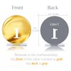 HZGUEOSTB Acrylic Wedding Table Numbers 1-15 with Stands,4.8"Round Mirror Gold Table Number Signs and Holders for Wedding Reception, Party, Event, Centerpiece Decoration (Gold, 1-15)