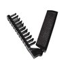Aeyistry 3 Pcs Portable Travel Hair Comb Brush Foldable Massage Hair Comb Anti-static Hairdressing Tools Set(Black)