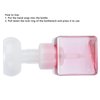 8.4oz 250ml Foaming Hand Soap Dispenser, Refillable Empty Foam Liquid Hand Soap Container Cute Cat Paw Flower Shape Foaming Soap Dispenser, Reusable Plastic Press Bottle for Bathroom(Pink)
