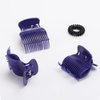 Tbestmax 24 Hot Roller Clips for Hair Curler Claw Clip Replacement Hair Section Styling for Women Girls Purple