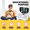 Sienbor Fast Push Game 4 Modes Screen Handheld Dance Game Machine,Brain & Memory & Reaction & Speed Training Games Toy,Birthday Gifts for Boys Girls，Fidget Games Toys for Boys Girls (White)