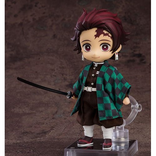 Good Smile Demon Slayer: Kimetsu no Yaiba: Tanjiro Kamado Nendoroid Doll Action Figure, Multicolor