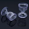 AYUSHYA HEALTH Transparent Eye Wash Cups with Storage Container- Eye Cups for Eye wash Shaped Rim for Eye Rinse, Cleansing, Remove Dust, Makeup & Irritants- Eye wash kit Set of 2 Eye Cup