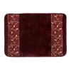 Popular Bath Aubury Collection, Bath Rug, Burgundy