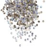 Jollin 1440pcs Flatback Rhinestones Glue Fix Crystal Glass Diamantes Gems for Crafting Nail Art Crafts Decorations Clothes Shoes 3.2mm (ss12, Moonlight)