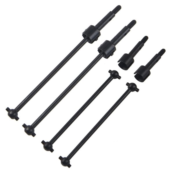 ShareGoo Steel Drive Shaft & Wheel Stub Axle Dogbones Adapter Axle Hub Compatible with WLtoys 144001 1/14 RC Car Buggy Upgrade Parts