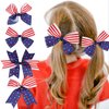 Baby Flag Hairclips Ribbon Hairgrip Kids Hairpin Hair Clips Alligator Pins JHN06 (Set P)