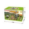 15 Animal Toys for Boys Realistic Safari Animals Farm Zoo Educational Toy Gift with Play Mat for 2 3 4 5 6 7 Year Old Girls Toddlers Kids
