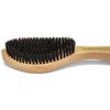 GranNaturals Medium Wave Brush & Smoothing Hair Brush - Curved Boar Bristle Hairbrush for 360 Waves & Slick Back Brush
