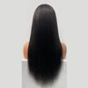Straight Lace Front Wigs Human Hair 13x4 HD Transparent Lace Front Wigs Glueless Brazilian Virgin Human Hair Wig Pre Plucked with Baby Hair Straight Human Hair Wigs for Women Natural Black 16 Inch
