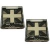 Pack of 2 Rimmel Glam Eyes HD Quad Eye Shadow, Black Cab 001