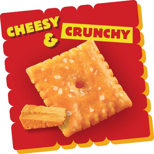 Cheez-It Cheese Crackers, Baked Snack Crackers, Lunch Snacks, Original, 7oz Box (1 Box)
