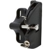 National Hardware V6201 LTCH BLK N346-201 4-9/16" LokkLatch Automatic Keyed Gate Lock Latch in Black
