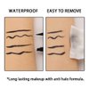 AMY'S DIARY 2 Pcs Waterproof Eyeliner Pen Super Slim&Thick Black Professional Makeup Liquid Eye Liner Pencil Long Lasting for Women(C1)