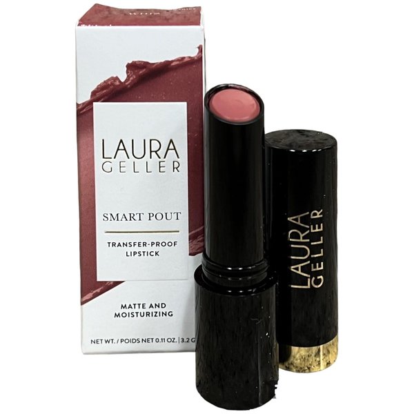 Laura Geller Smart Pout Transfer Proof Moisturizing Matte Lipstick, Whiz, Red