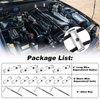 12-Piece Spark Plug Wire Separator and Holder Set for 8mm 9mm 10mm Spark Plug Wire Holder Clips - Keep your wires organized and protected! (silver)