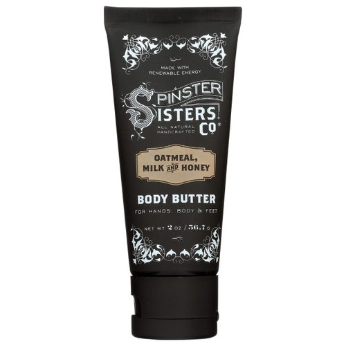 SPINSTER SISTERS CO Oatmeal Milk and Honey Body Butter 2oz, 2 OZ
