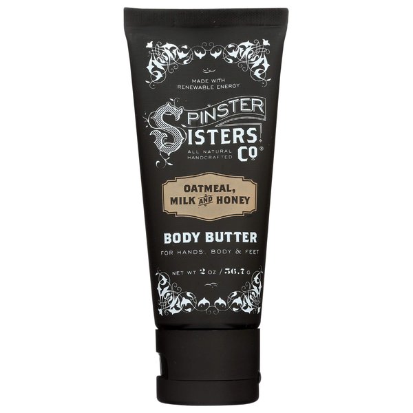 SPINSTER SISTERS CO Oatmeal Milk and Honey Body Butter 2oz, 2 OZ
