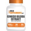 BULKSUPPLEMENTS.COM Ginkgo Biloba Extract Capsules - Ginkgo Biloba 2000mg, Ginkgo Biloba Supplements, Ginkgo Biloba Pills - Vegan-Friendly, 1 Capsule per Serving, 180 Veg Capsules