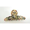Generic Multi colored speckled marbled design hair claw clip for fine, thin hair