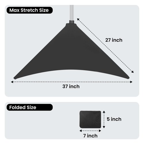 LimoStudio (Set of 2) Backdrop Stands Leg Cover, Leg Skirt for Background Tripod Stand, Elastic Stretch Material Skirt 360 Degree Wear, 100% No Wrinkle Cover Synthetic Fabric, AGG3363