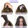 Volumizing Roller Clips, Amreich Hair Root Clips for Volume, Heatless Curlers for Bangs, 6 PCs Hair Roller Clips with 2 PCs Bump it Up Sponge Clips Quick Hair Styling Clips