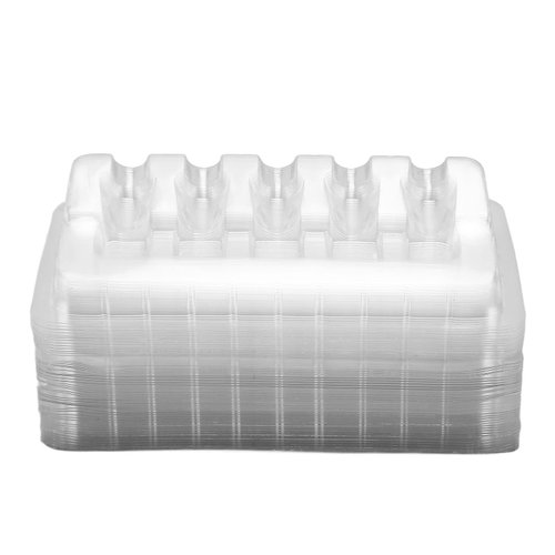 50 Pcs Transparent Disposable Tattoo Cartridge Needle Trays Tattoo Cartridge Needle Plates, Needle Holder Needle Toner Cup Cartridge Holder