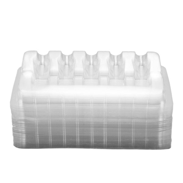 50 Pcs Transparent Disposable Tattoo Cartridge Needle Trays Tattoo Cartridge Needle Plates, Needle Holder Needle Toner Cup Cartridge Holder
