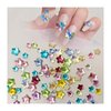 50pcs Crystal Star Nail Charms, 3D Stars Nail Art Rhinestones Nail Gems Multicolor Star Charms Nail Jewels for Nail Art DIY Nail Accessories Nail Supplies for Women Girls (Small)