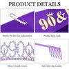 Casoty 90th Birthday Sash and Tiara for Women, 90th Birthday Decorations Women, 90th Birthday Decorations for Women, 90th Birthday, 90 Birthday Sash, 90th Birthday Gifts for Women