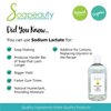 SODIUM LACTATE for Soap Making & Lotions | 60% USP Pure Natural Preservative | Harder Bar of Soap, Bigger Yield, Faster Cure Time, Provides Moisture | 2 oz