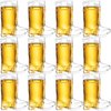 Cowboy Boot Shot Glasses - (Bulk Pack of 24) Mini Reusable and Disposable Clear Plastic Shot Glass Cups for Themed Birthday Parties Decorations and Cowboy Bachelorette Party Favors, Holds 1-Oz