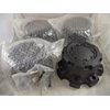 Ultra Motorsports 8 Lug Matte Black Wheel Center Cap Set of 4 Pn: 89-9880B