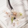 Lotus Flower with Pearl Tassels Hairpin Chinese Hanfu Style Hair Fork Retro Flower with Wood Handmade Hair Clip Hair Accessories for Women Girls Long Hair (Lotus flower)
