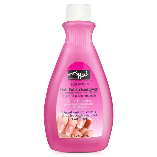 PRONAIL - Non-Acetone Nail Polish Remover, Professional, Maximum Strength, 8 Oz