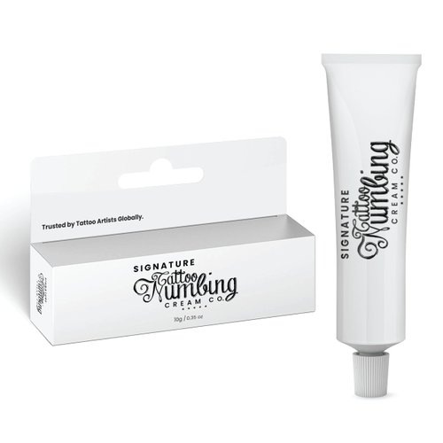Signaute Tattoo Cream - Best Cream for Tattoo Before & Aftercare - Non-Greasy and Lightweight Formula Suitable for All Skin Types (0.35 Ounce (Pack of 1))