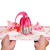 Frndly by Paper Love 3D Love Gnome Pop Up Card, For Birthday, Mothers Day, Anniversary, Wedding, All Occasion, Handcrafted - 100% Recycled and Eco-Friendly, 8" x 6" Cover - Includes Envelope and Note Tag