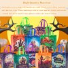 Jaywayang 8Pcs Halloween Trick or Treat Bags, Small Halloween Tote Bags with Handles, Gift Bags, Reusable Non-Woven Halloween Bags for Gifts Wrapping, Halloween Party Supplies, 7.9×7.9×3.15"