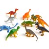 FINGOOO 39 Piece Mini Dinosaur Figures, Assorted Vinyl Plastic Dinosaur Toys for Easter Gifts Dino Party Cake Toppers