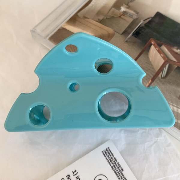 Jinshining Hair Claw Clips Cheese Hairclips Cute Claw Clips for Women Girls Hair Clips for Thick Hair Makeup Blue Hair Accessories Barrettes (Blue)