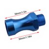 Ruiwaer 12mm to 17mm Extension Lengthen Hex Adapter RC Wheel Hex Driver Extension Hex Drive Hub Adapter Widener for Off-Road RC Car Buggy Monster Truck Tires, Blue