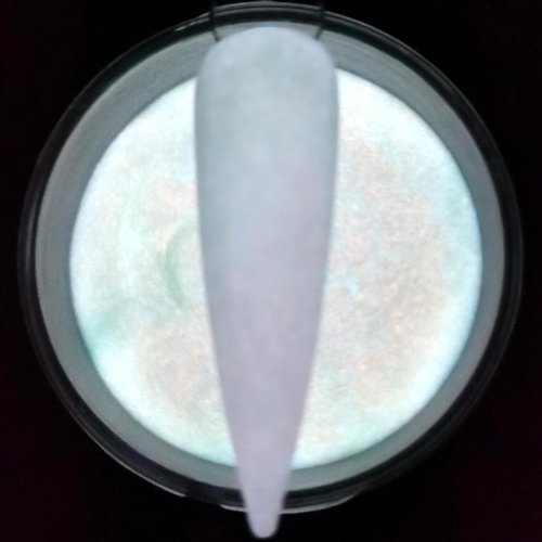 Glow in the dark Milky White Nail Acrylic Powder Color 1OZ for french nail art design