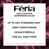 L'Oreal Paris Feria Multi-Faceted Shimmering Permanent Hair Color, High Intensity Hair Dye for 3X Highlights, 42 Burgundy Blush, 1 Hair Dye Kit