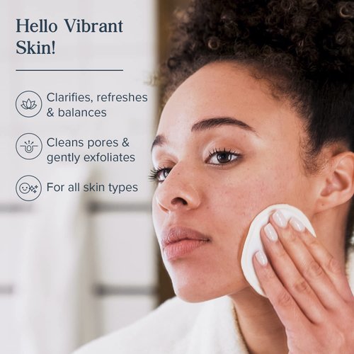 Heritage Store Rosewater & Vinegar Exfoliating Toner with Apple Cider Vinegar, for Oily to Combination Skin Care, Refreshing Facial Mist Cleans & Refines Pores, Clarifies Skin & Scalp, Vegan, 2oz