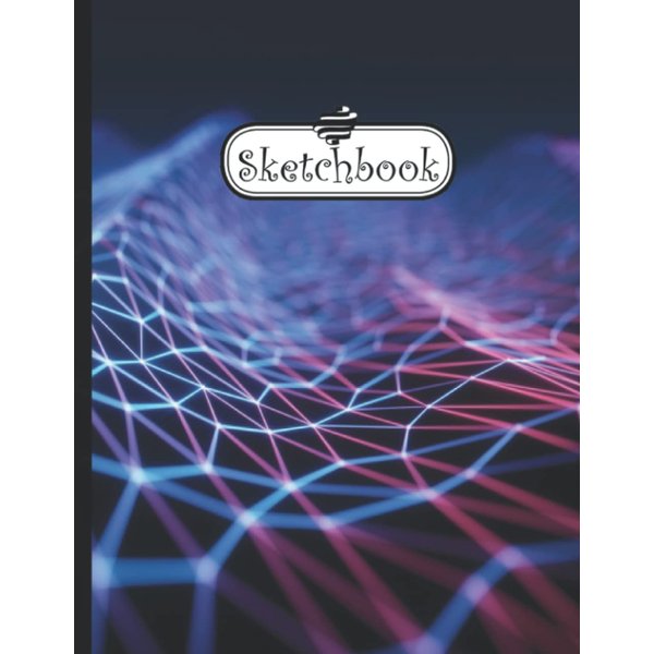 Sketchbook: Funny Math Pattern Sketching Book, Sketch Drawing Journal Sketchbook for Sketching - 8.5 x 11 Inches - 120 Pages.